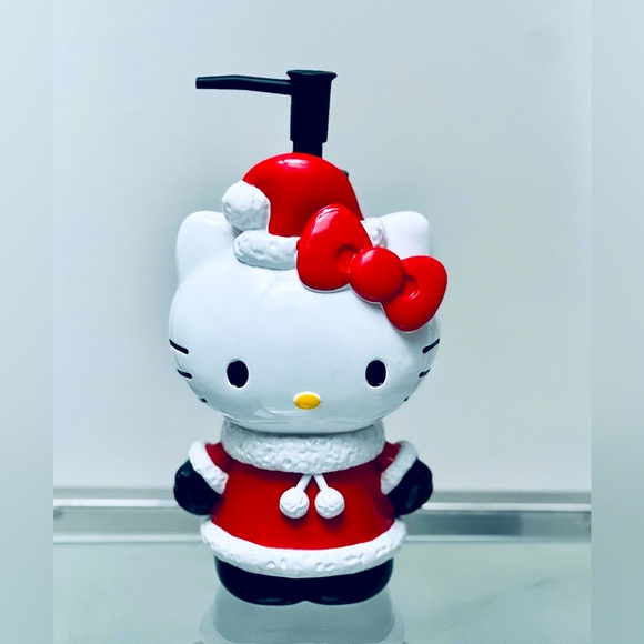 Hello Kitty Other - Hello Kitty Christmas soap dispenser, adorable red Christmas dress NEW